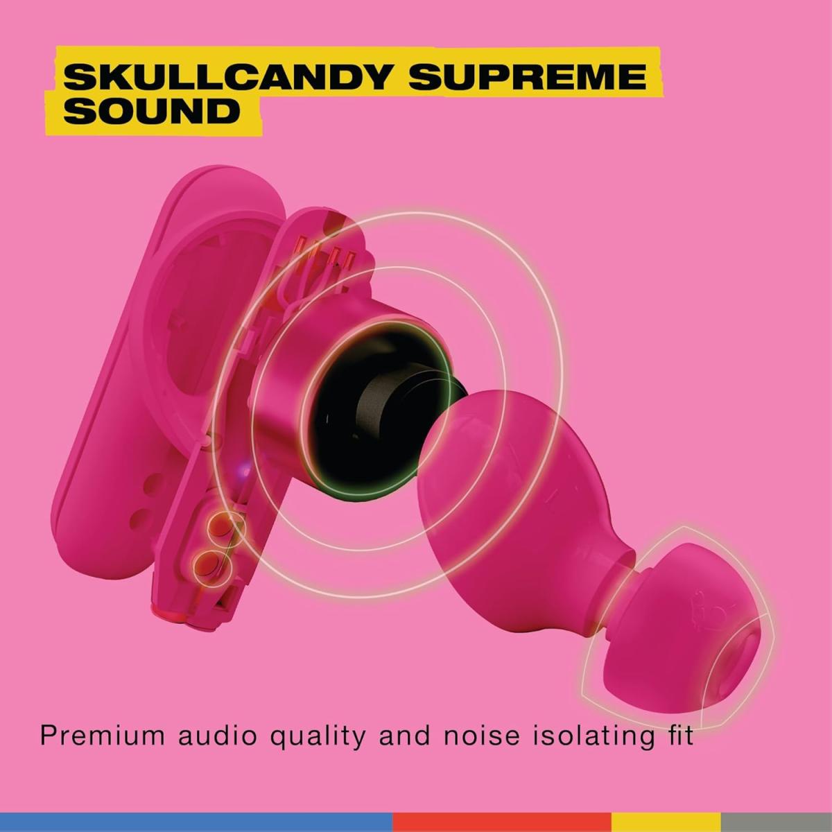 Skullcandy Smokin Buds Wireless Earbuds, headset