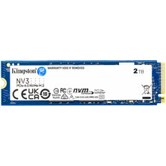 Kingston NVMe PCIe solid state drive for data storage