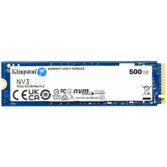Kingston NVMe PCIe solid state drive for data storage