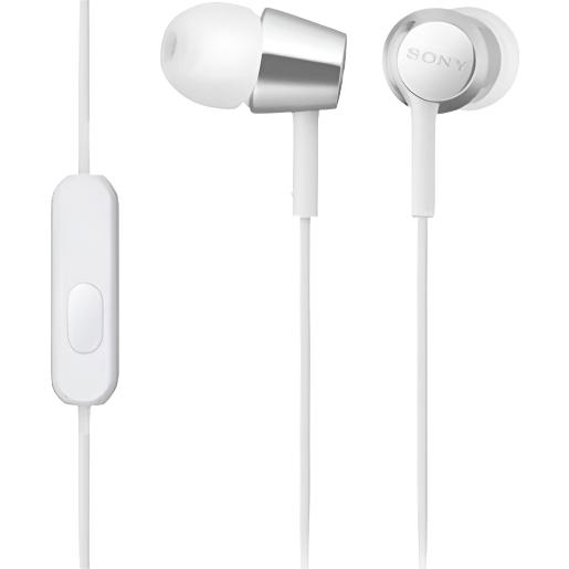 Sony In-Ear Headphones, White - MDREX155APWQE