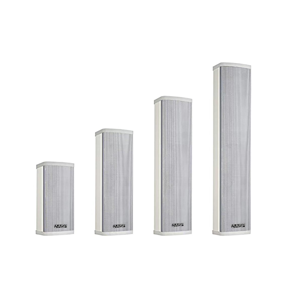 AISP SP-2745 4"x3 Outdoor Waterproof Column Speaker 45W -White