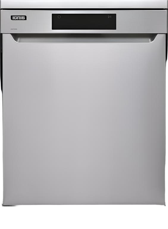 IGNIS Dishwasher Freestanding Safety System A+++, 10Programmes, 15Sets, Silver - DWTI510X
