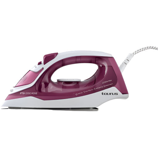 Taurus Steam Iron Ceramic, 2200Watts, Pink - PTSI ROSE 2200W
