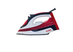 Solac Steam Iron Control Scroll & Ceramic Plate, 2600Watts, Red & Blue - PV-2014