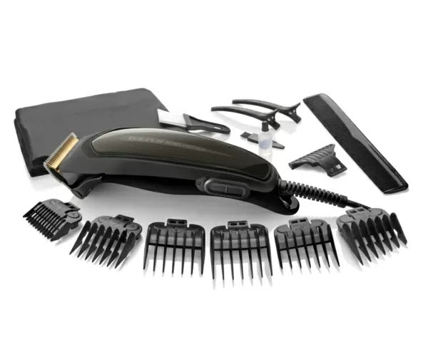 Taurus Men Shaving Machine, 4 Gradual Combs, Titanium Blades, Black - HCB1011