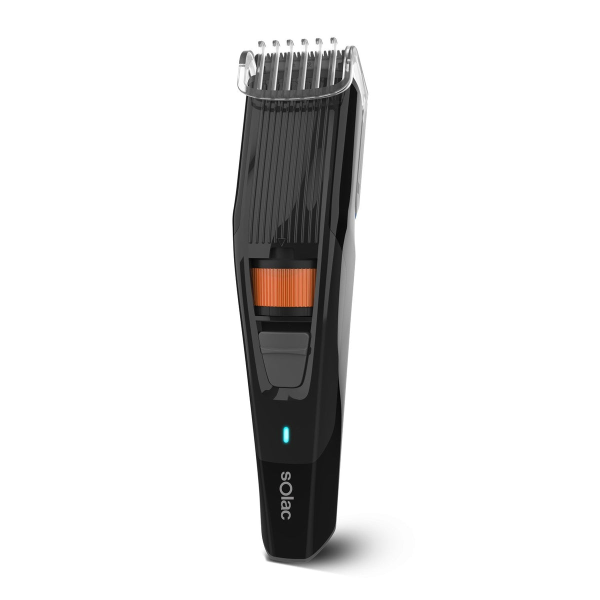Solac Shaver Stainless steel Blades, 10 Degrees, Lithium Battery, Black - CP-7370