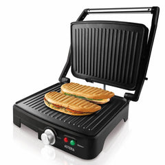 Taurus Grill Steel Large Area, Non-Stick Coating, 2200 Watts - ASTERIA 2200W