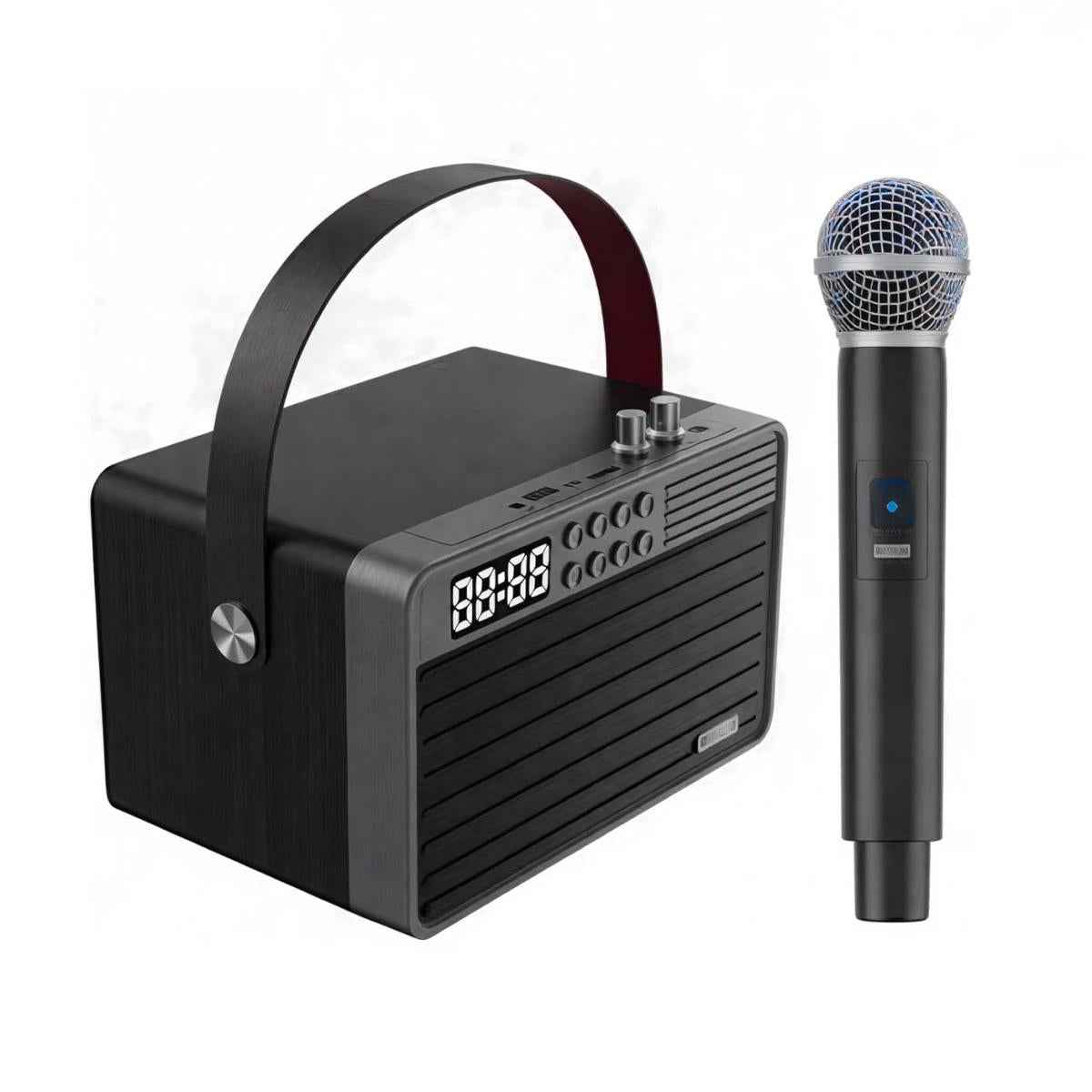 Leerfei SPK-E-4113 FM TF Card/U disk/AUX Bluetooth Speaker with Mic
