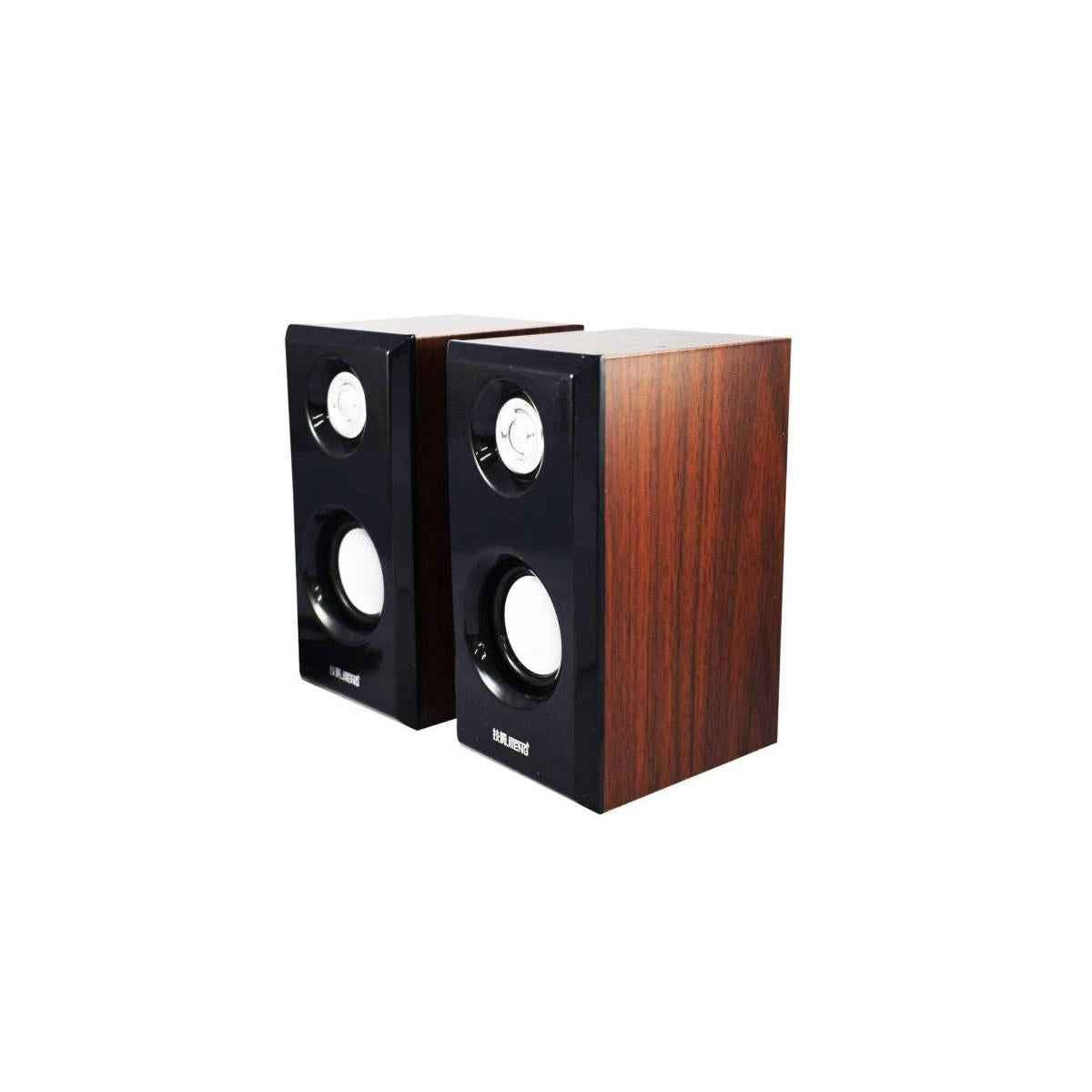 JT-042 Multimedia Wired Wooden Speaker USB