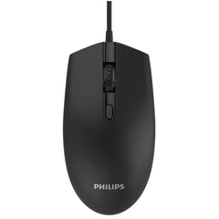 Philips M204 USB Wired Mouse 4 buttons, Optical Sensor - Black