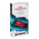 Kingston 1TB Dual USB-A/C Portable SSD | Up to 1050MB/s | USB 3.2 Gen 2