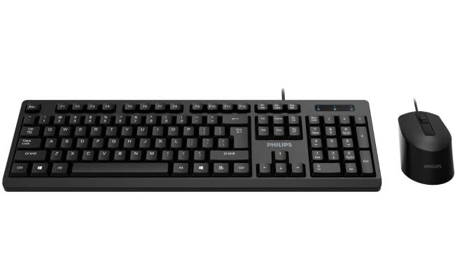Philips Mk234 Usb Keyboard And Mouse Combo Black Philips Mk234 Usb Keyboard And Mouse Combo Black