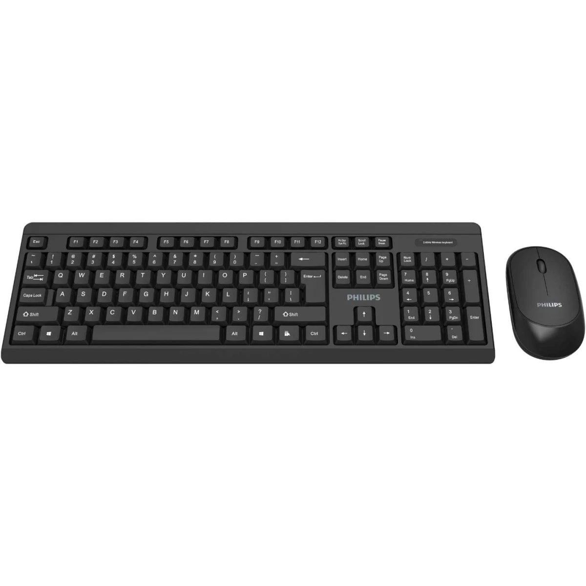 Philips MK324 wireless keyboard and mouse combo for computer setup