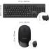 Philips MK324 wireless keyboard and mouse combo for computer setup