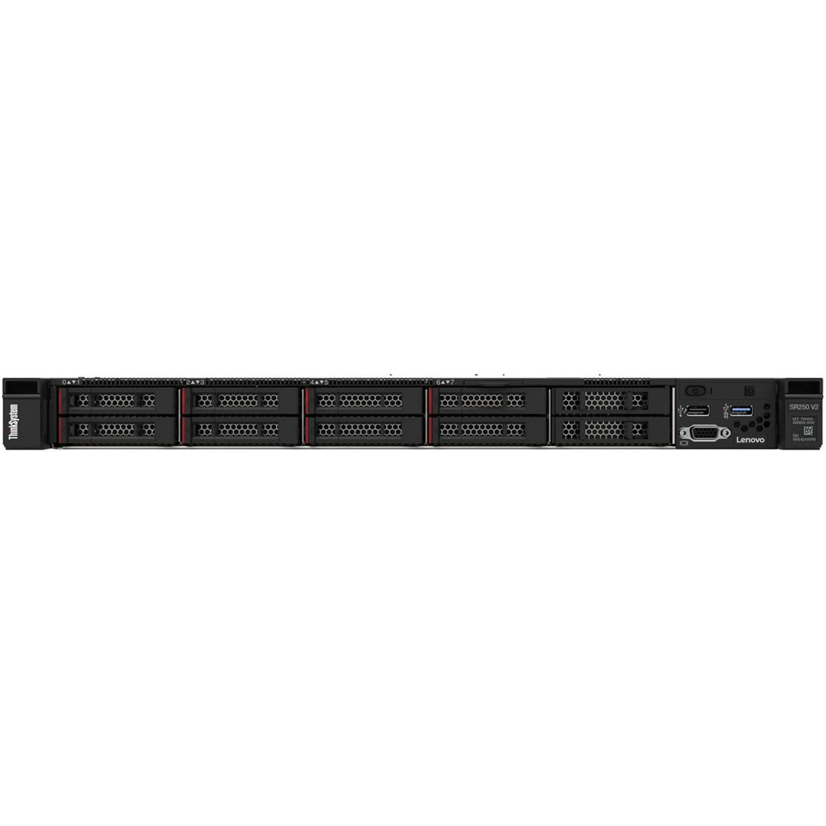 Lenovo Thinksystem Sr250 V2 Intel Xeon E 2314 Up To 4.5ghz 4 Cores W/ 32gb Ddr5 Memory & 2x 1.92tb Ssd Storage