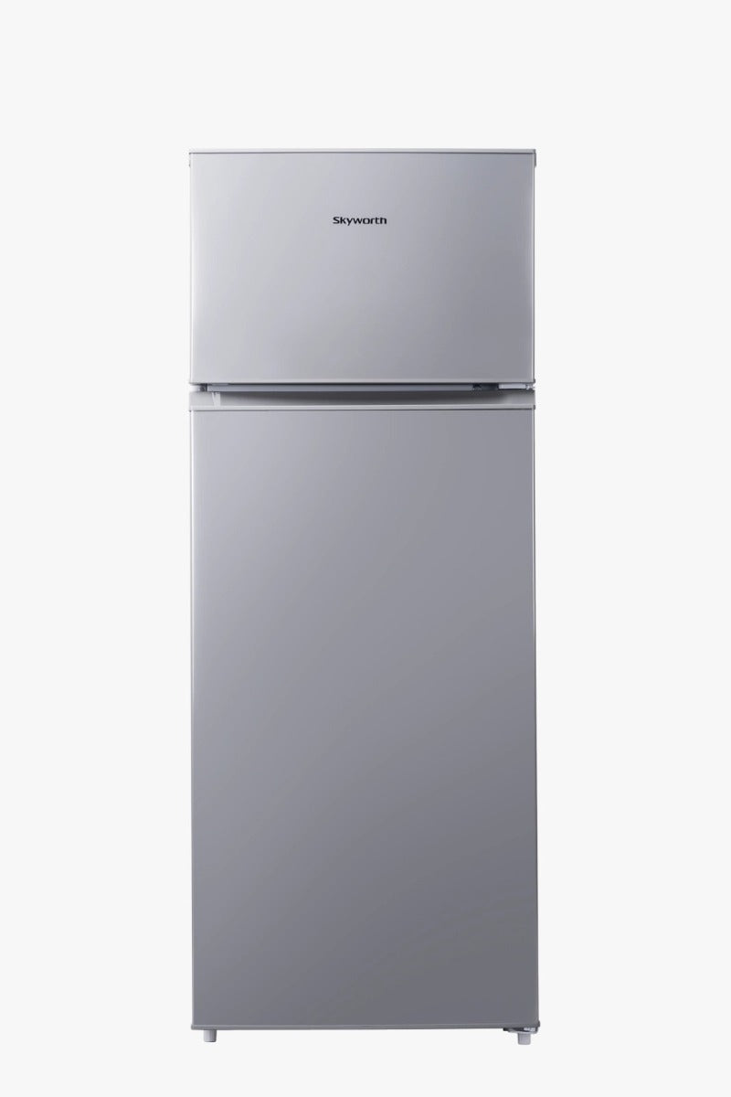 Skyworth Refrigerator Top Freezer 210 L Inox color A++