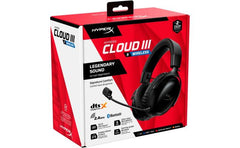 Hyperx Cloud Iii S (2025) Wireless 2.4ghz & Bluetooth 53mm Angled Drivers Memory Foam Durable Frame 10mm Microphone Up To 120 Hour Battery For Pc; Mac; Ps5; Mobile; Switch Black