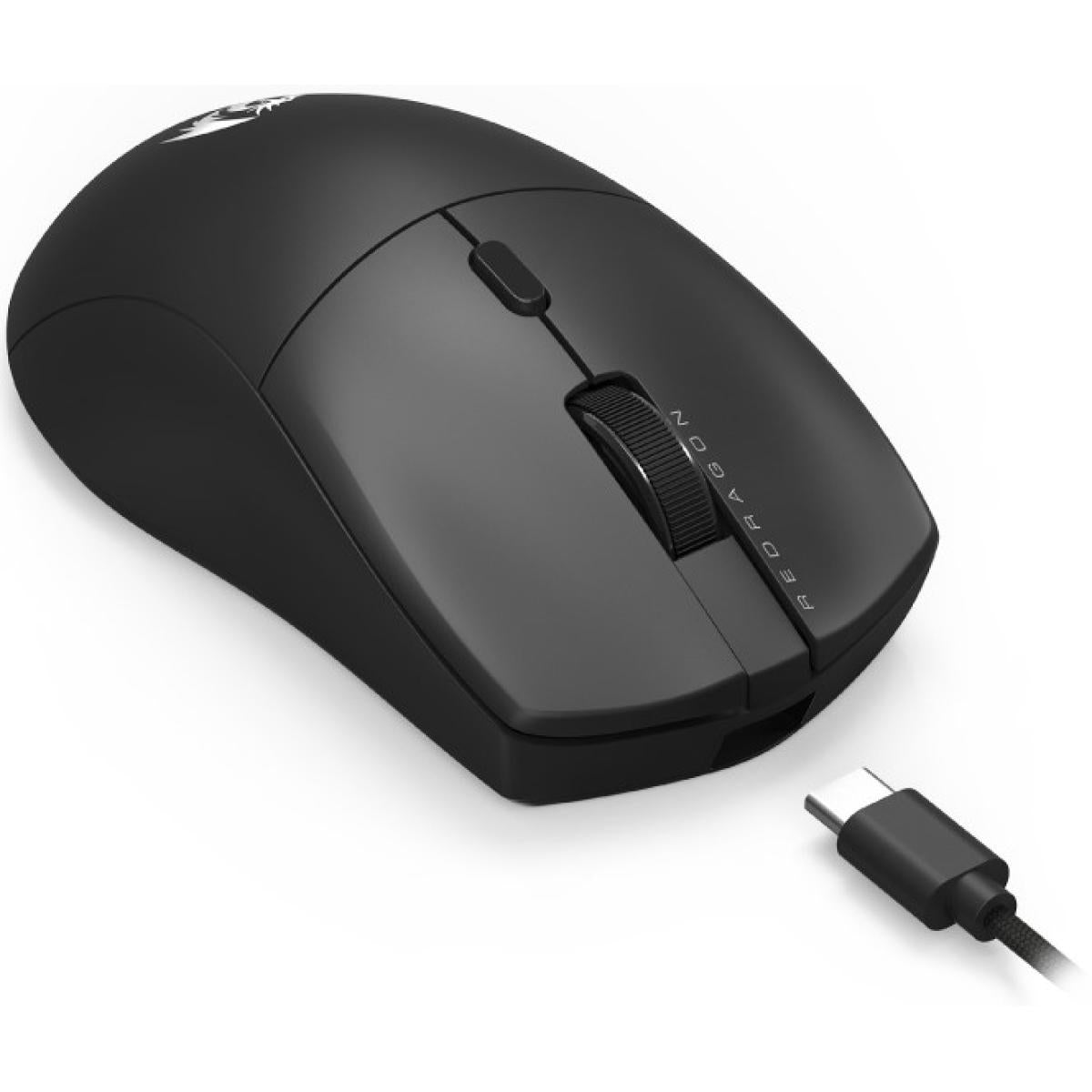 Redragon M815 NEVA 44 Grams Lightweight Gaming Mouse 8k Hz polling Rate, Up to 26000 DPI Sensor, 6 Programmable Keys , Comfortable Symmetric Grip - Black