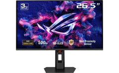 ASUS ROG Strix XG27AQDPG 27” OLED QHD 2K 500Hz 0.03ms HDR500 99% DCI-P3 Custom Heatsink, ASUS OLED Care Pro, AI Assistant G-SYNC Compatible , Black