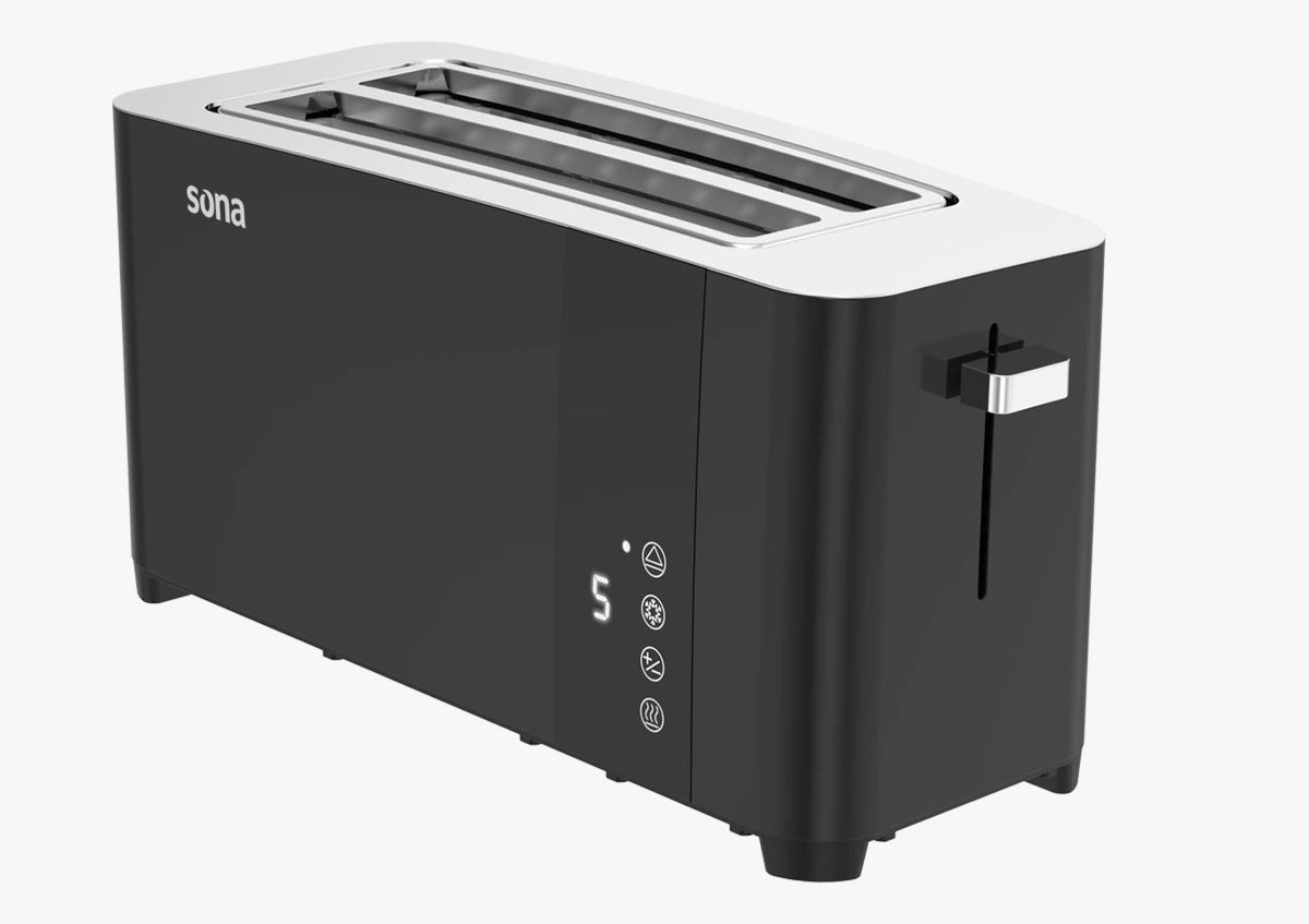 DR ST-6015 Black 1400W 4-Slice Toaster