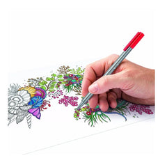 Staedtler Triplus Fineliner Multicolour Drawing Pen 0.3mm Pack Of 12 / 334 PR12