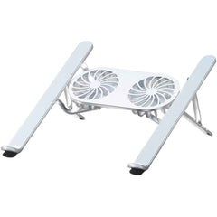 N3 Adjustable Aluminum Laptop Stand with Cooling Fan -Grey