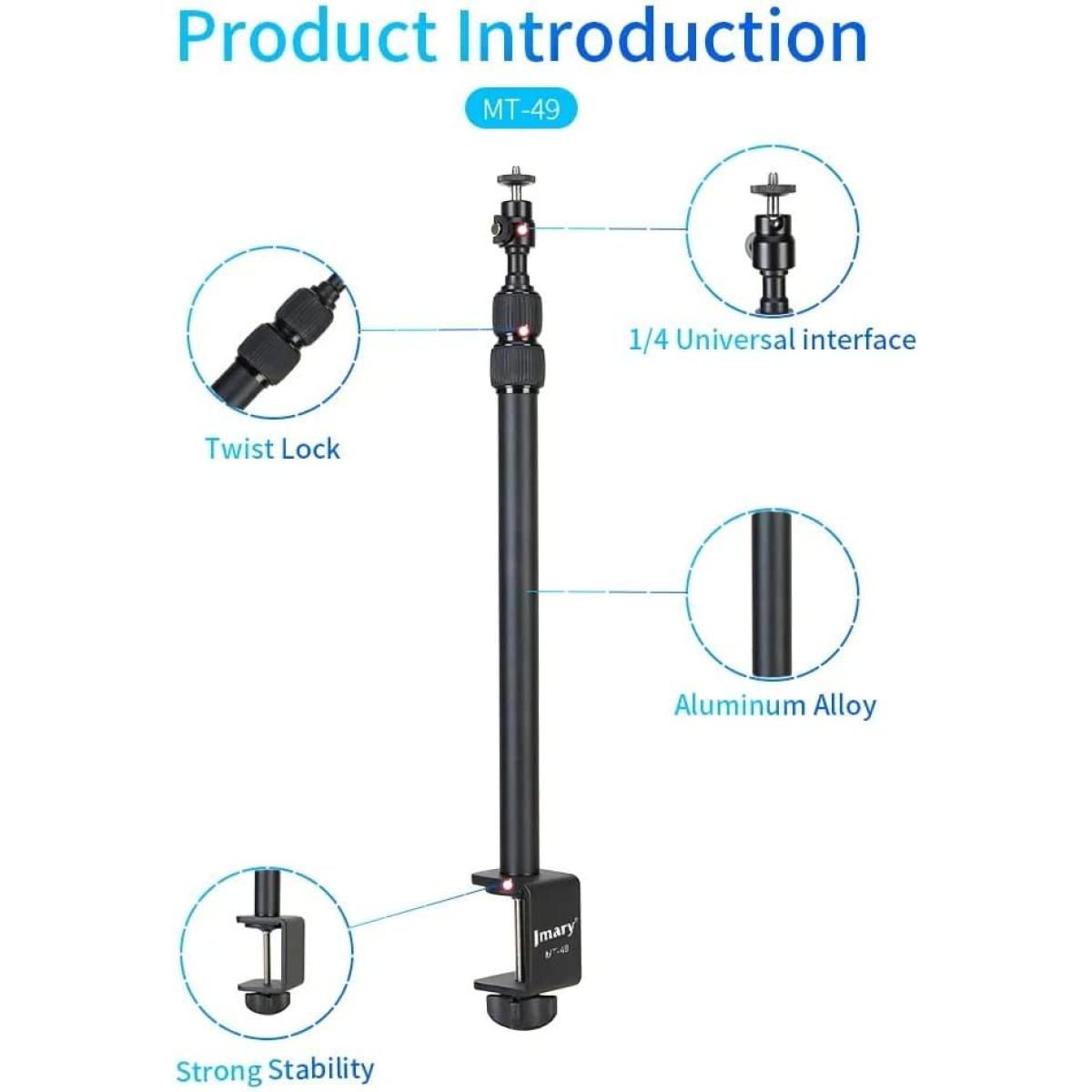 Jmary MT-49 Desk Mounting Tripod Stand