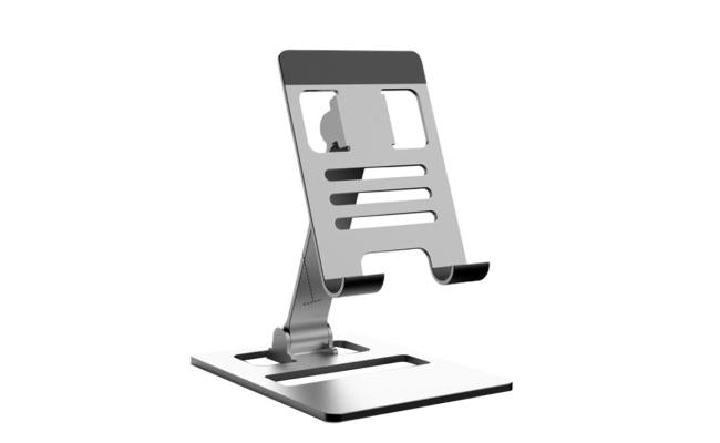 T60 Foldable Height Adjustable Non Slip Aluminum Alloy Mobile Phone & Tablet Stand
