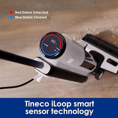 Tineco Floor One Corded Upright Vacuum, 0.75L, 220W, White