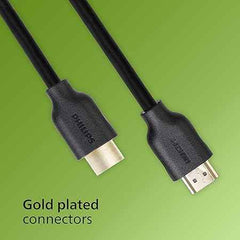Golden Connector PHILIPS SWV5510 4K UHD HDMI Cable - 60Hz, 18 Gbps Data Transfer