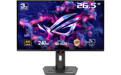 ASUS ROG Strix OLED XG27UCDMG 27” QD-OLED 4K UHD 240Hz 0.03ms, HDR 400 G-SYNC Compatible, OLED Anti-Flicker 2.0, Custom Heatsink, OLED Care Pro, Neo Proximity Sensor, 99% DCI-P3, True 10-bit Color, DisplayWidget Center