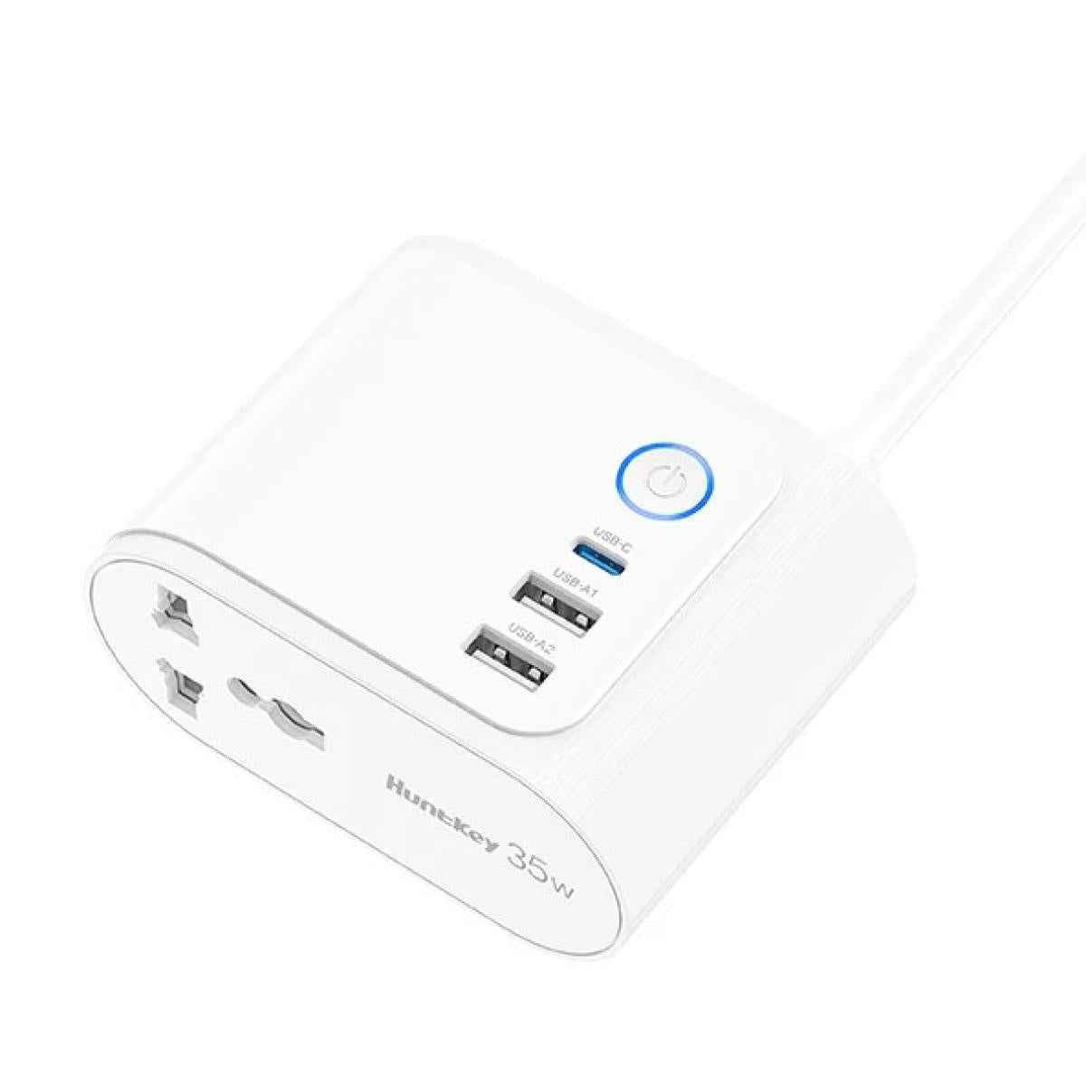 Huntkey SZF-207 Type-C 35W Charger Pub for Desktop UK Plug 1.8M