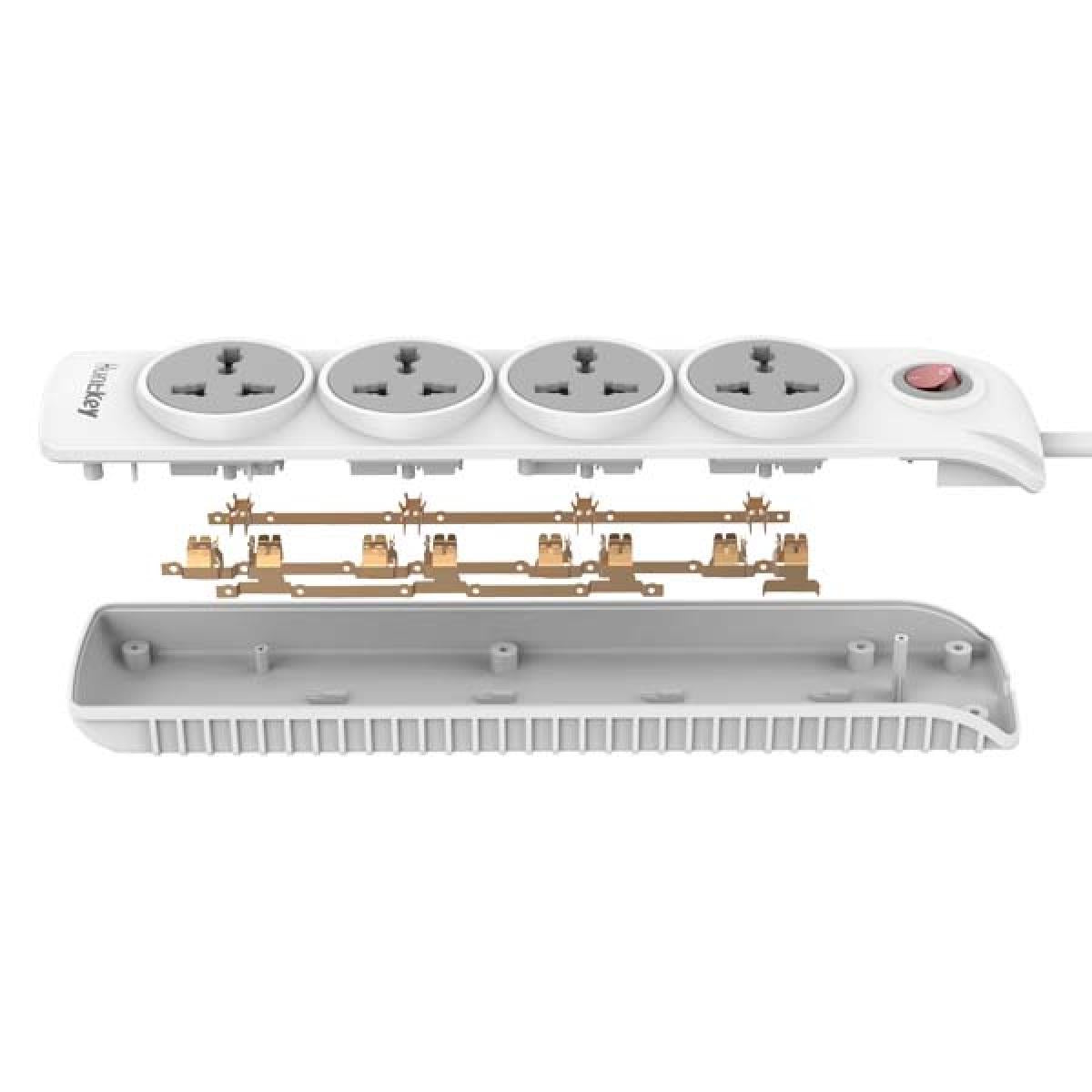 Huntkey SZN401 4 ports UK plug Power Strip 1.8M