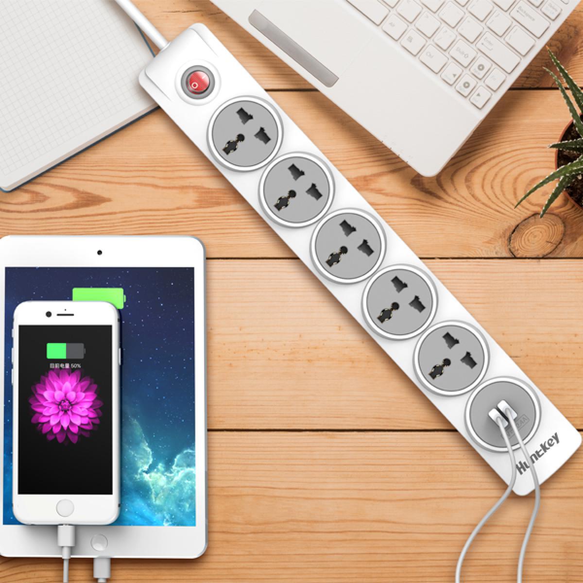 Huntkey SZN607 Power Strips, Universal Standard
