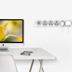 Huntkey SZN607 Power Strips, Universal Standard