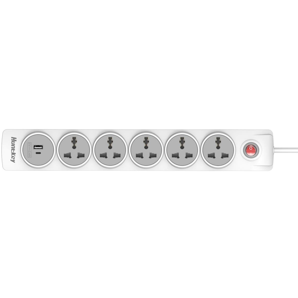 Huntkey SZN607C 5 Port USB Type-C Unversial Power Strip