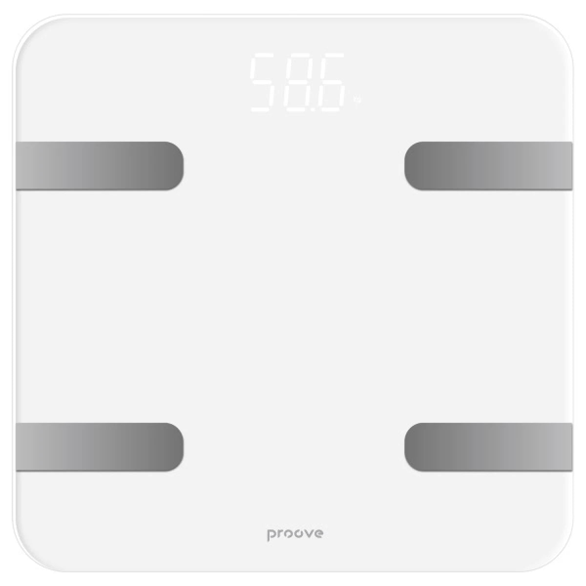 Proove Numbers Smart scale Bluetooth Connections - white, smart devices