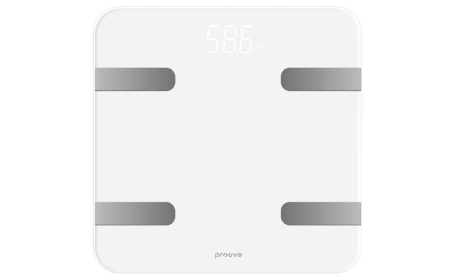 Proove Numbers Smart Scale Bluetooth Conneions White Proove Numbers Smart Scale Bluetooth Conneions White