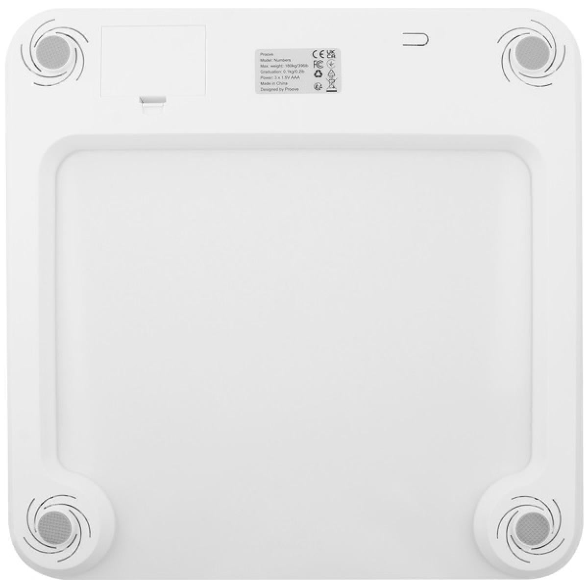 Proove Numbers Smart Scale Bluetooth Conneions White Proove Numbers Smart Scale Bluetooth Conneions White