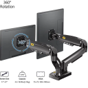 NORTH BAYOU F160 DUAL MONITOR DESK MOUNT STAND FOR 17 – 27 Inch MONITORS - Holder