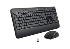 Logitech MK540 Advanced Wireless Keyboard and Mouse Combo for Windows, 2.4 GHz Unifying USB-Receiver, Multimedia Hotkeys