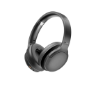 Promate Headphones, Hi-Fidelity Over-Ear Wired/Wireless v5.3 Headset with Microphone, 24H Playtime, 300mAh Battery Type C, Foldable Design LABOCA-PRO - BLACK