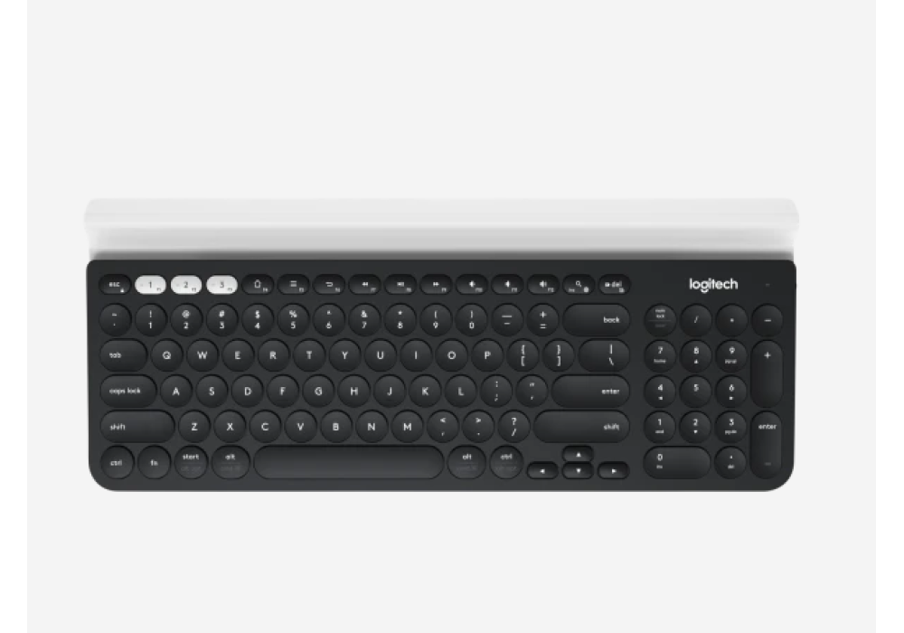 Logitech K780 Multi-Device Wireless Keyboard for Computer, Phone and Tablet, Windows, Mac – FLOW Cross-Computer Control Compatible - Speckles Arabic / English