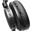 Joyroom JR-OH1 Foldable Wireless Over Ear Headphones Pure Bass Sound With Noise Cancelling Microphone Bluetooth Headset Black / 18 Months Warranty