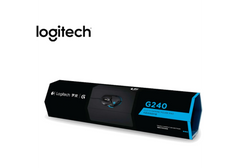 Logitech G240 Cloth Gaming Mouse Pad, Optimized for Gaming Sensors, Moderate Surface Friction, Non-Slip Mouse Mat - Black