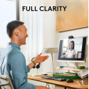 Logitech BRIO 90 - 1080P Full HD Webcam, RightLight 2, Integrated Privacy Cover, Omnidirectional Microphone, USB-A Plug-and-Play