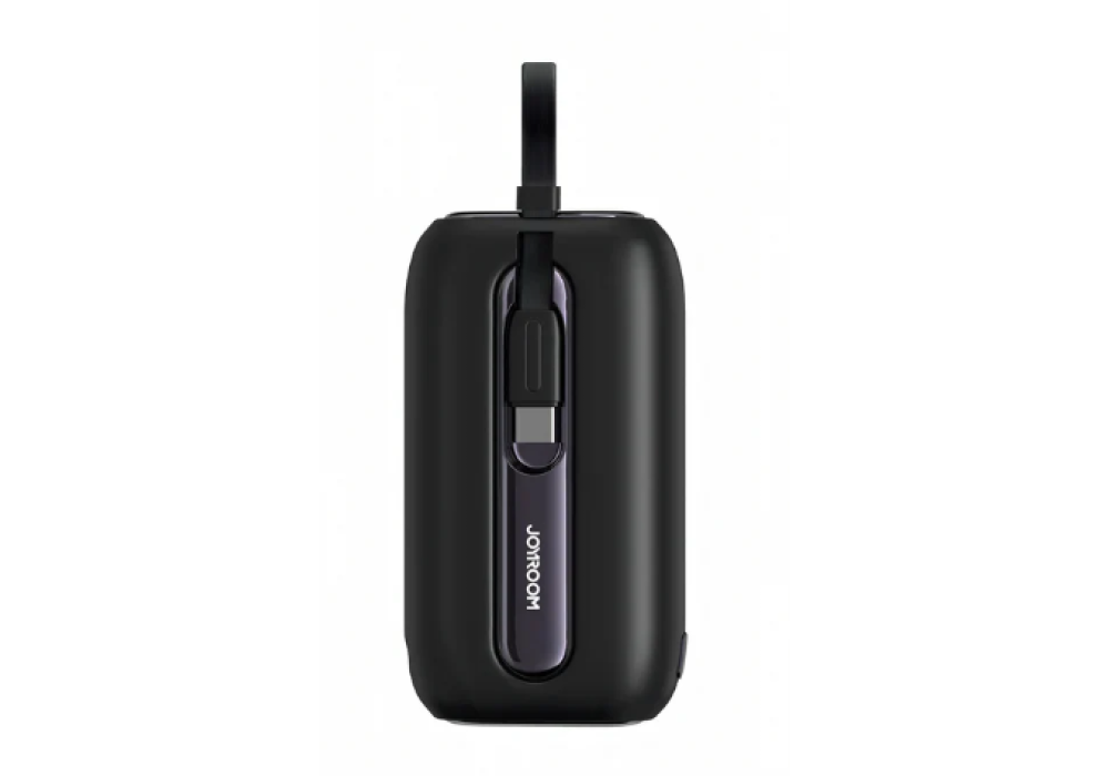 Joyroom JR-L012/013 Colorful Series mini Power Bank with Dual Cables 10000mAh 18 Month Warranty (Black)