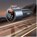 Mcdodo Cigarette Lighter Socket, USB 75W, Rapid Charging, Car Charger, Type C, Maximum Output 6A, Voltmeter, Compatible with Cars, 12-24V Cars, PD3.0, QC3.0, Type-c, Signal Socket, Digital Display,