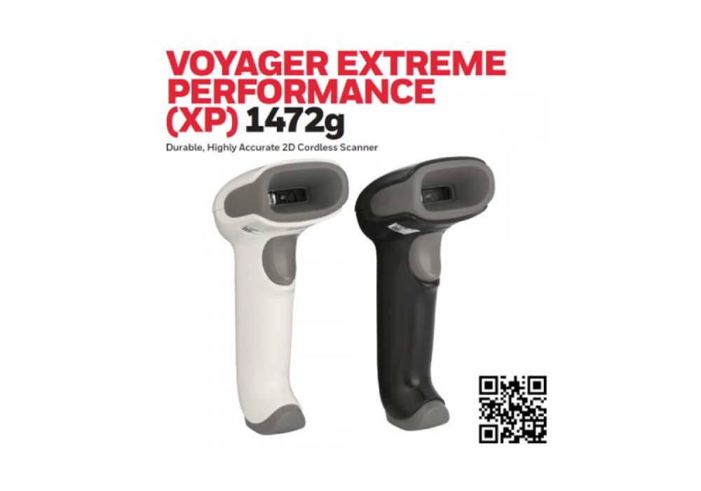 Honeywell Wireless USB Adaptor 2D & QR Gun Barcode Scanner Rechargeable Automatic Handheld - 1472G