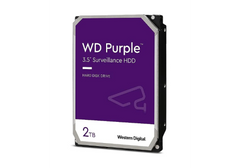Internal WD Purple 2TB Hard Drive HDD - SATA 6 Gb/s, 64 MB Cache, 3.5"